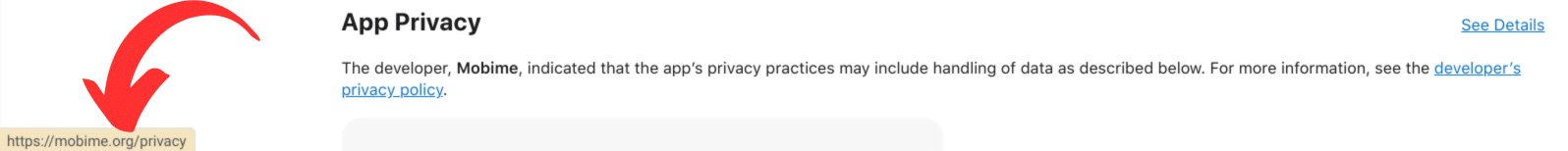 App Privacy
The developer, Mobime, indicated that the app's privacy practices may include handling of data as described below. For more information, see the developer's privacy policy https://mobime.org/privacy